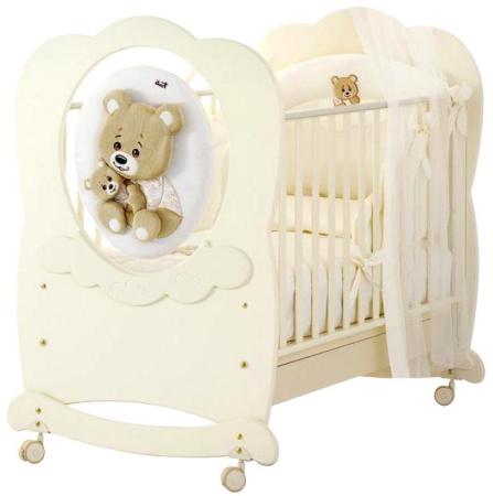 Кроватка-качалка Baby Expert Abbracci-Trudi (крем)