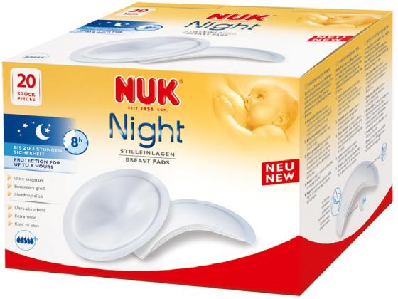Прокладки для бюстгальтера NUK Night 20 шт. 10750136