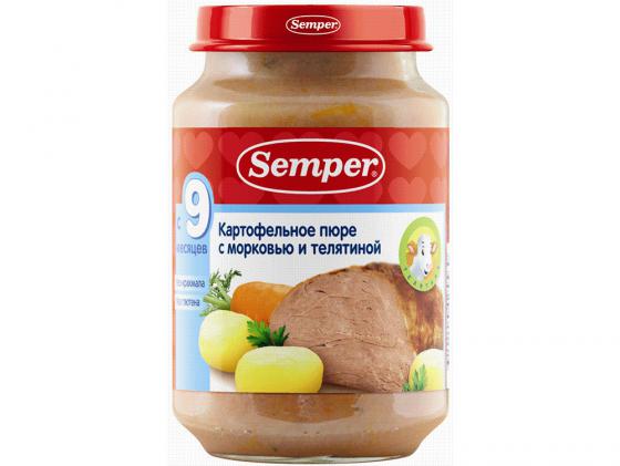 Semper картофельное пюре с семгой в сливочном соусе