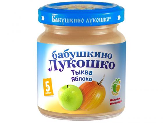 Пюре Бабушкино Лукошко Тыква, яблоко с 5 мес. 100 гр.