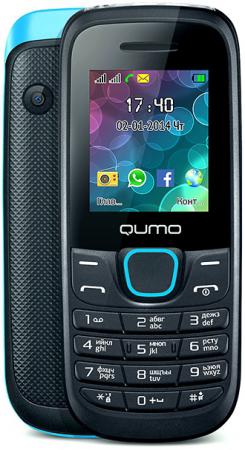 Мобильный телефон QUMO Push 184 GPRS Dual синий 1.8" 32 Мб