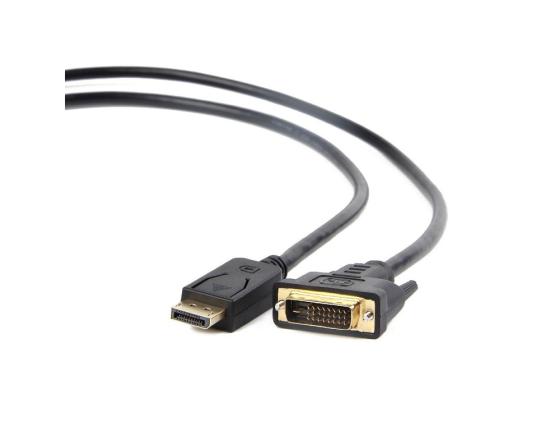 Кабель DVI DisplayPort 1м Gembird CC-DPM-DVIM-1M круглый черный