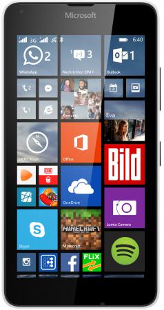 Смартфон Microsoft Lumia 640 3G Dual Sim белый 5" 8 Гб A00024643