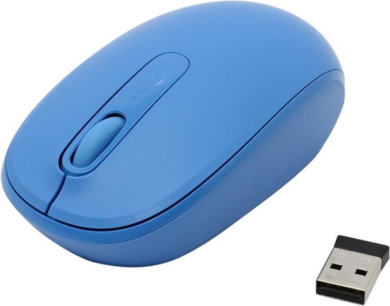 Мышь беспроводная Microsoft Wireless Mobile Mouse 1850 синий USB U7Z-00058