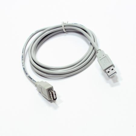 Кабель удлинительный USB 2.0 AM-AF 1.8м VCOM Telecom серый TC6936-1.8MO-GY