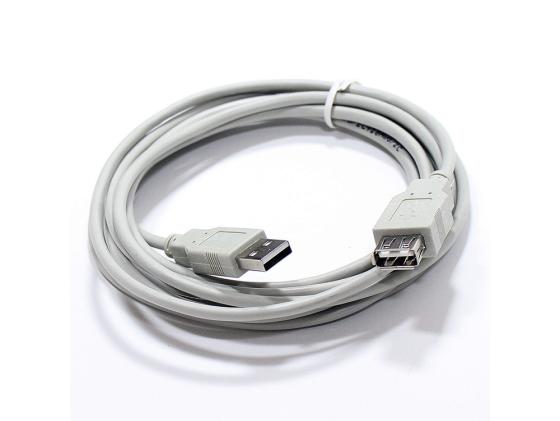 

Кабель удлинительный USB 2.0 AM-AF 3.0м VCOM Telecom серый TC6936-3MO-GY