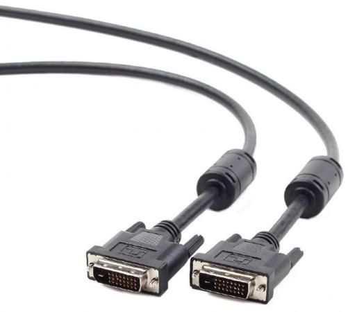 Кабель DVI-DVI 4.5м Dual Link Gembird 2 фильтра двойное экранирование черный CC-DVI2-BK-15