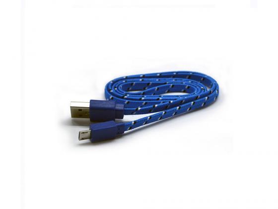 Кабель USB 2.0 AM-microB 1.0м 5pin Konoos синий KC-mUSB2nbl