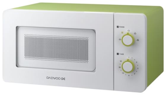 Микроволновая печь DAEWOO KOR-5A17 500 Вт зеленый