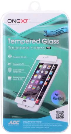 Защитное стекло Onext с черной рамкой 40935 для iPhone 6 0.3 мм
