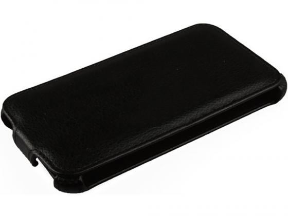 Чехол LP для Samsung G900F Galaxy S5  раскладной кожа черный R0003108
