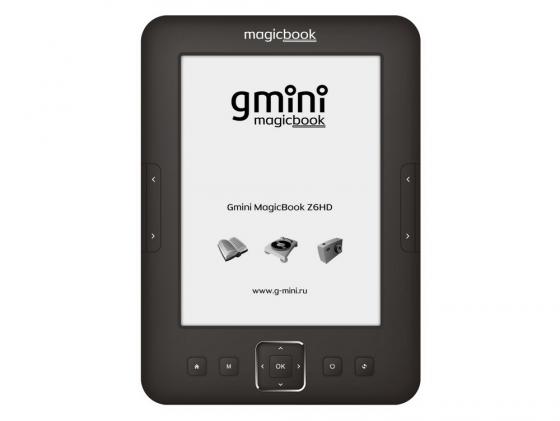 Электронная книга Gmini MagicBook Z6HD 6" 1024x768 E-Ink Pearl HD 4Gb microSD черный из ремонта