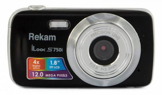 Цифровая фотокамера Rekam iLook S750i 12 Mpx 1.8" LCD черный