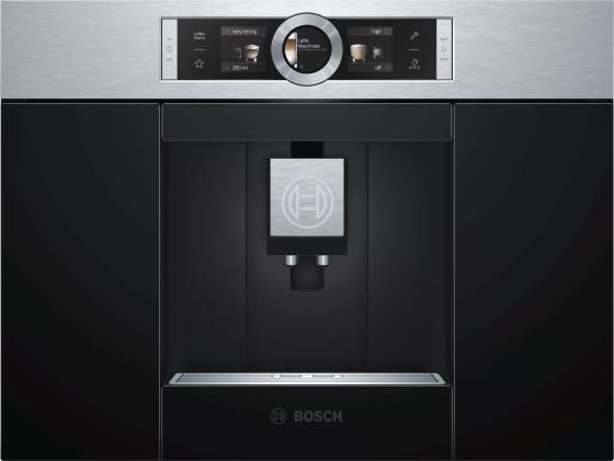 Встраиваемая кофемашина Bosch CTL636ES1 черно-серебристый