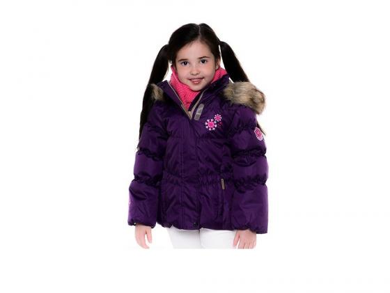 Куртка Huppa Mirabel фиолетовая 116 см полиэстер с капюшоном 1718AW14-083-116