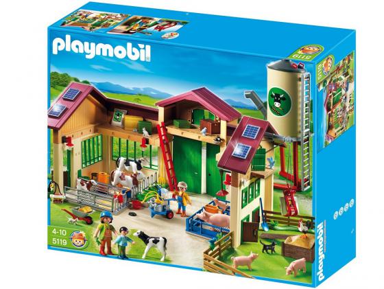 Конструктор Playmobil Ферма: Новая ферма с силосной башней 401 элемент 5119pm