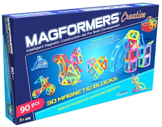 Магнитный конструктор Magformers Creative 90 90 элементов 63118