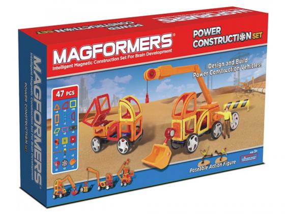 Магнитный конструктор Magformers Power Construction Set 47 элементов 63090