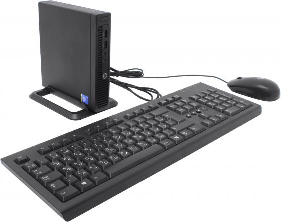 Тонкий клиент HP 260 G1 Mini 3558U 1.7GHz 4Gb 500Gb Intel HD DOS клавиатура мышь черный K8L22EA