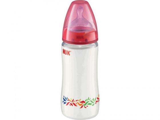 Бутылочка для кормления NUK First Choice с соской силиконовой S р. 1 300 мл с рождения розовый 10741227