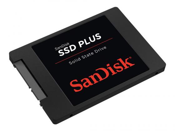 SSD Твердотельный накопитель 2.5" 240Gb SanDisk SSD PLUS Read 520Mb/s Write 350Mb/s SATAIII SDSSDA-240G-G25
