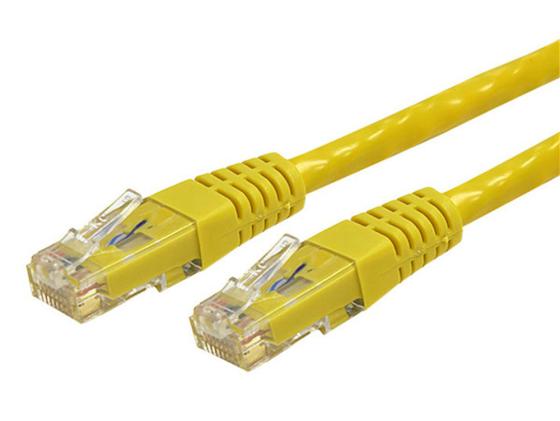 Патч-корд UTP 5е категории Telecom 10м литой желтый NA102 6242755314412