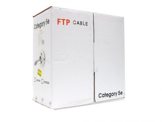 Кабель FTP кат. 5е 4 пары Telecom FTP4-TC305C5EN-CCA-IS серый 305м
