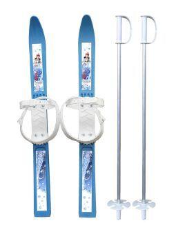 Лыжи детские Олимпик- спорт с палками,пластиковые, Дартс-Ковров ЛыжО 36086
