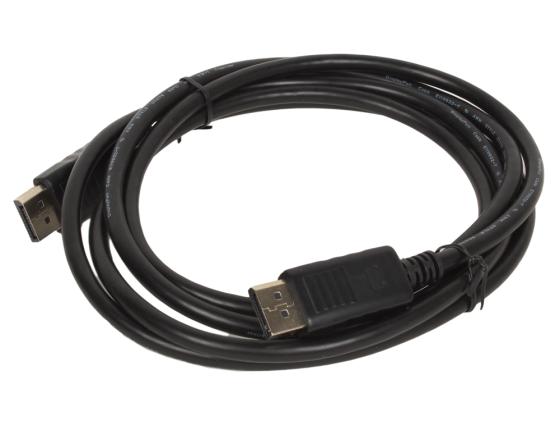 Кабель DisplayPort 2м VCOM Telecom CG590-2M круглый черный