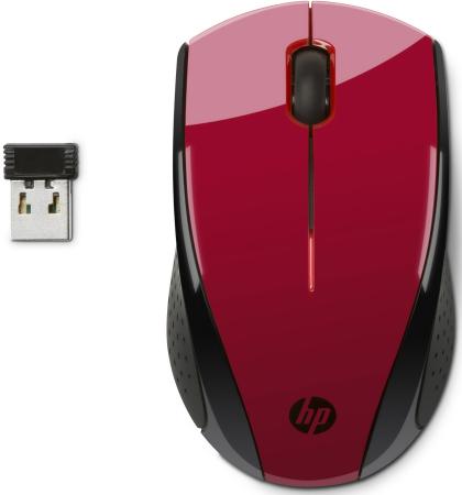 Мышь беспроводная HP X3000 N4G65AA красный USB