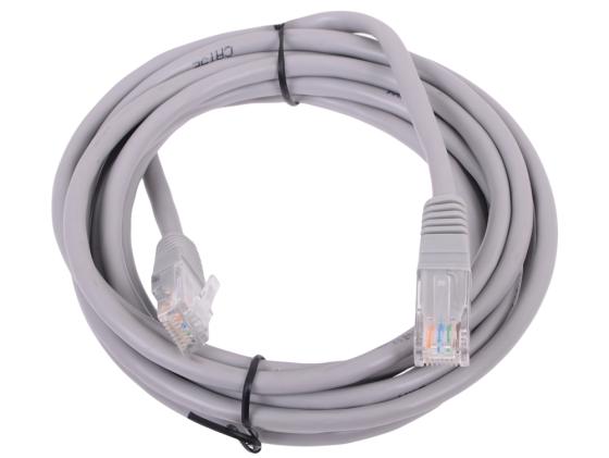 Патч-корд UTP 5е категории Telecom 3м литой серый NA102 6242755307308