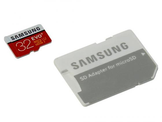 Карта памяти Micro SDHC 32Gb Class 10 Samsung MB-MC32DA/RU + SD adapter