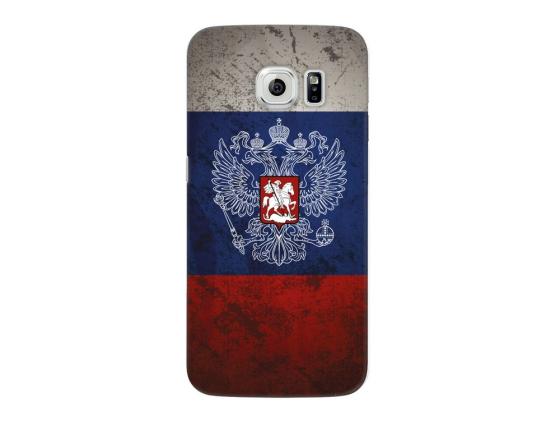 Чехол Deppa Art Case и защитная пленка для Samsung Galaxy S6 edge, Патриот_Флаг,