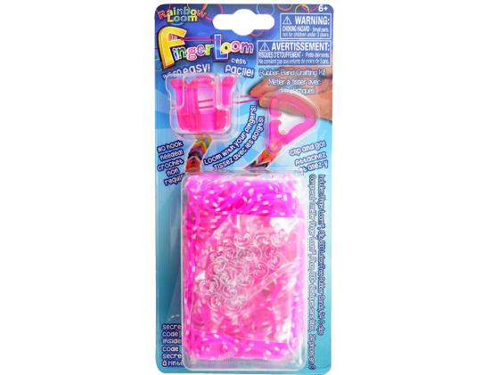 Набор для плетения браслетов Фингер Лум - Розовый R0039B
