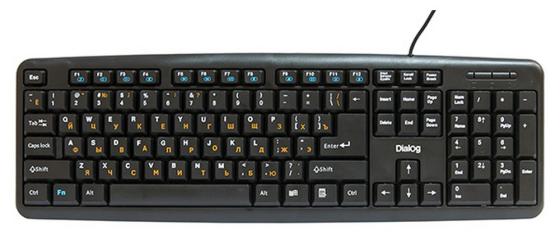 Клавиатура проводная Dialog KM-025U USB черный
