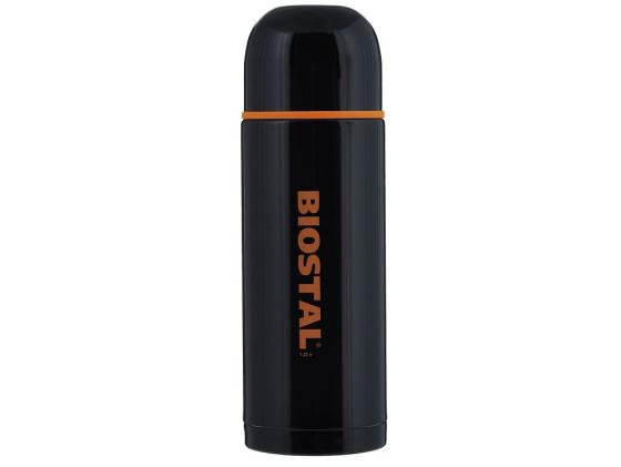 Термос BIOSTAL NBP-1000-C 1л чёрный оранжевый