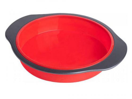 Форма для выпечки Bekker BK-9435 круглая с каркасом черно-красный