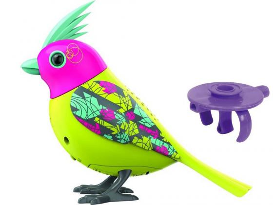 Интерактивная игрушка Silverlit DigiBirds зелная грудка Птичка с кольцом от 3 лет разноцветный 88286
