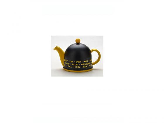 Чайник заварочный Mayer&Boch 21874 0.8 л керамика чёрный жёлтый