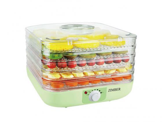 Сушка для овощей и фруктов Zimber ZM-11024 245Вт зеленый
