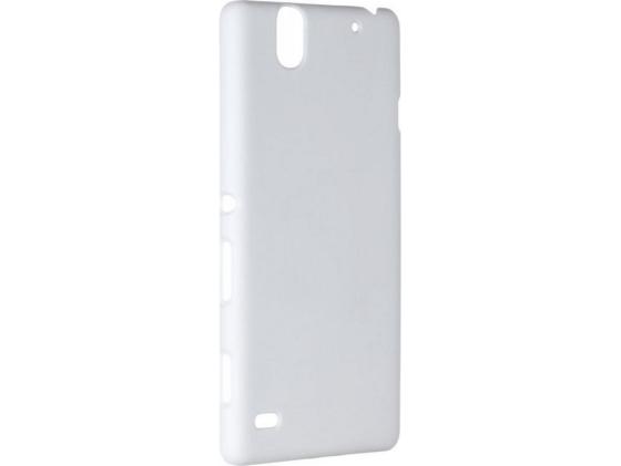 Чехол-накладка Pulsar CLIPCASE PC Soft-Touch для Sony C4 (белая)