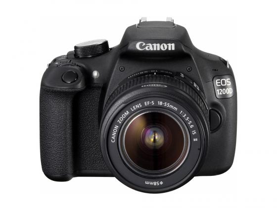 Зеркальная фотокамера Canon EOS 1200D 18-55мм f/3.5-5.6 DC черный