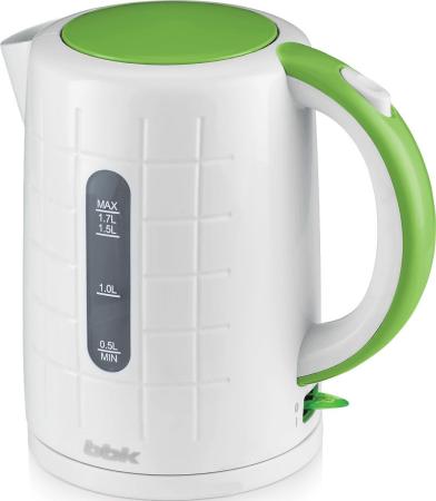 Чайник BBK Чайник 2200 Вт 1.7 л пластик белый зелёный