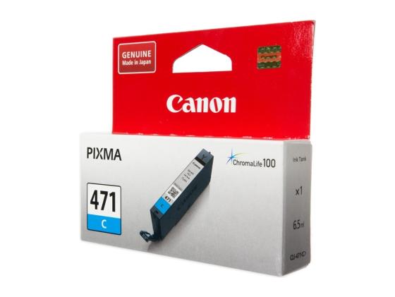 Фото - Картридж Canon CLI-471C для Canon PIXMA MG5740 PIXMA MG6840 PIXMA MG7740 320 Голубой 0401C001 заправочный комплект colouring для canon pixma