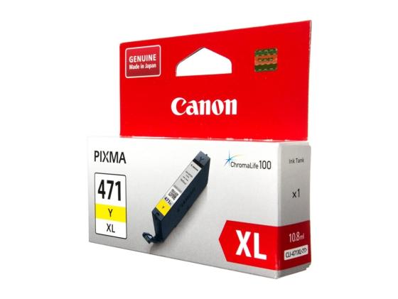 Картридж Canon CLI-471XLY для Canon PIXMA MG5740 PIXMA MG6840 PIXMA MG7740 715 Желтый 0349C001 картридж canon cli 471y для canon pixma mg5740 pixma mg6840 pixma mg7740 320 желтый 0403c001