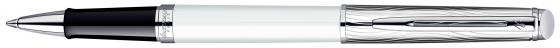Ручка-роллер Waterman Hemisphere Deluxe White CT черный F S0921290