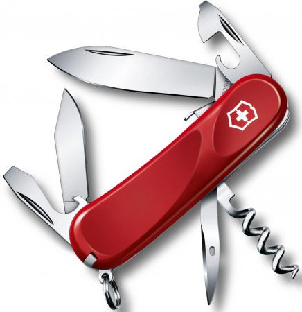 Нож перочинный Victorinox Evolution S101 2.3603.SE 85мм 12 функций красный