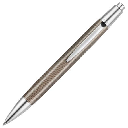 Шариковая ручка автоматическая Caran D’Ache Office Alchemix синий M Reptile/Matt Crome, хромированные детали 4881.021