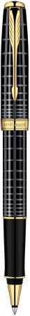 Ручка-роллер Parker Sonnet T531 Dark Grey Laquer GT черный S0912460