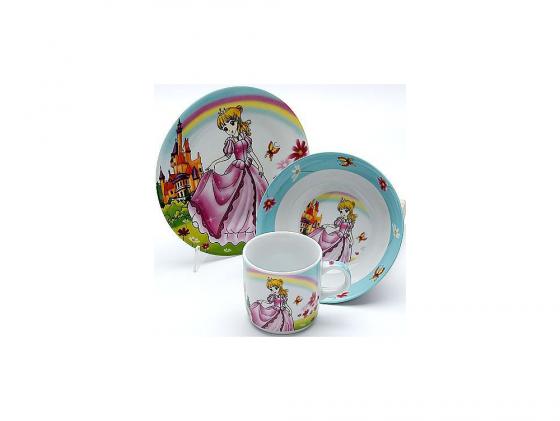 Набор посуды Mayer&Boch Принцесса 23392 3 предмета детский